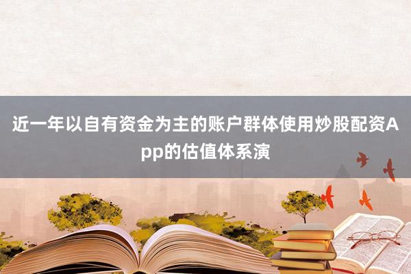 近一年以自有资金为主的账户群体使用炒股配资App的估值体系演