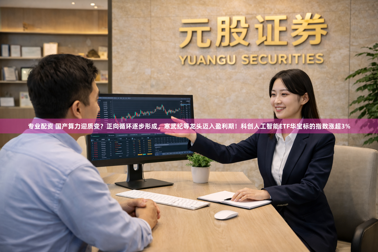 专业配资 国产算力迎质变？正向循环逐步形成，寒武纪等龙头迈入盈利期！科创人工智能ETF华宝标的指数涨超3%