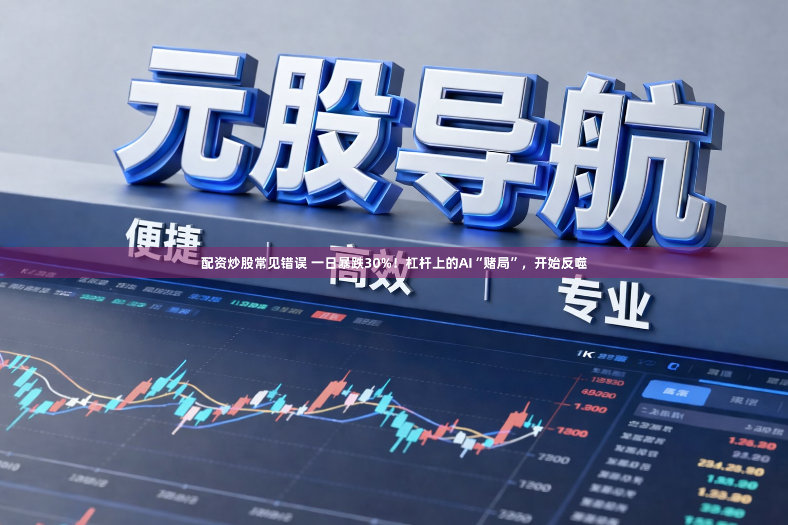 配资炒股常见错误 一日暴跌30%！杠杆上的AI“赌局”，开始反噬