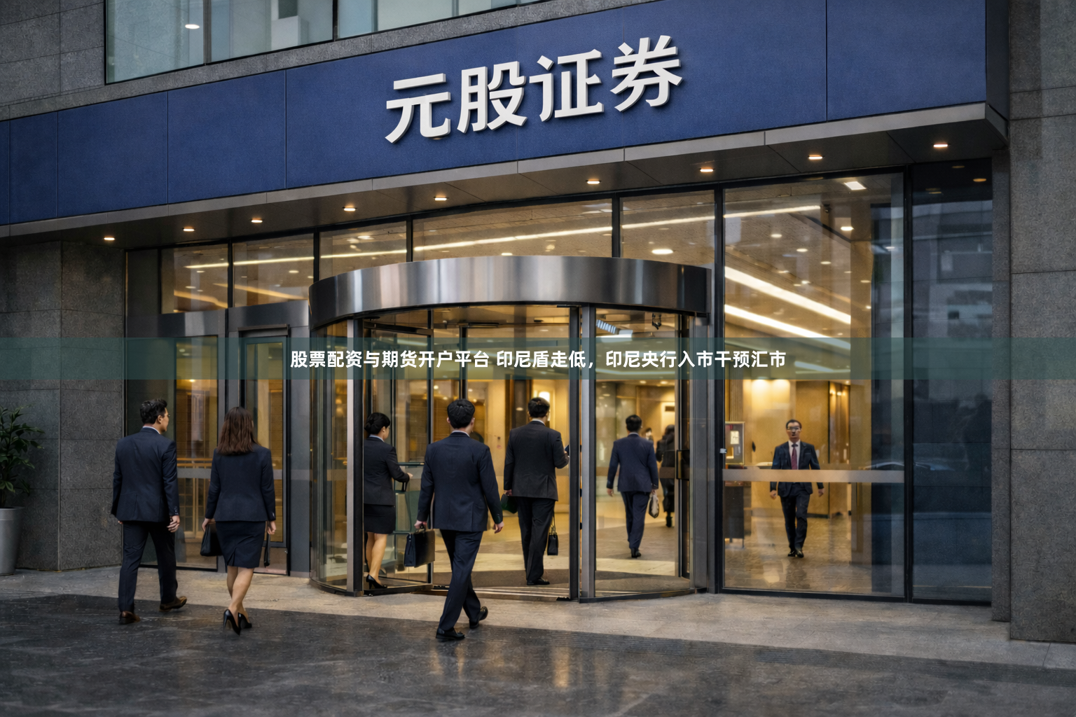 股票配资与期货开户平台 印尼盾走低，印尼央行入市干预汇市